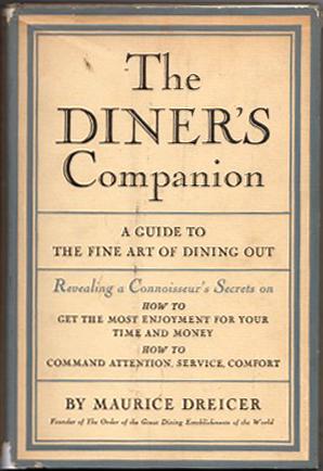 The Diner's Companion- Signed