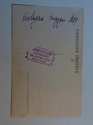 Fotografia "BOLOGNA - MAGGIO-1929, REGIO ESERCITO UFFICIALE A CAVALLO - FOTO ZANONI ETTORE"