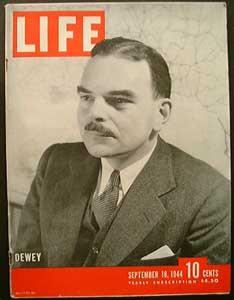 Life Magazine September 18, 1944 - Cover: Dewey