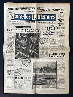 LES NOUVELLES LITTERAIRES-N°1751-23 MARS 1961
