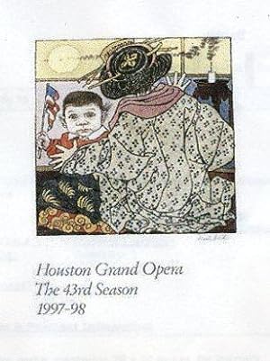 MADAME BUTTERFLY: HOUSTON GRAND OPERA, 43rd SEASON (SIGNED PRINT RARE, ONE OF A KIND ON ABEBOOKS)...