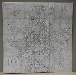 City of Leicester 1964 Street plan Map Guide and Environs Map Modern copy