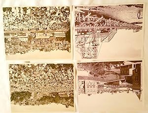 Lot de 16 grands clichés photographiques de Tananarive imprimé de G. Leygouté