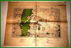 Carte de Madagascar en couleurs Trigulation du Lieutenant Boullier, Levers des Lieutenants de Mar...