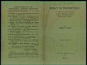 WHAT IS PHONETICS? An Answer to This Question in the Form of 12 Letters from a Phonetician to a N...
