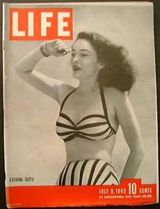 Life Magazine July 9, 1945 - Cover: Bathing Suits