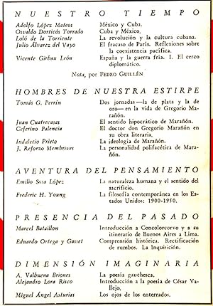 Revista Cuadernos Americanos. Año XIX, 1960. No. 4 Julio-Agosto. - Miguel Ángel Asturias: Los Ojo...