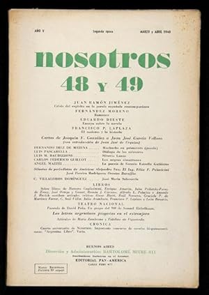 Revista NOSOTROS Nos. 48 & 49.- Segunda época