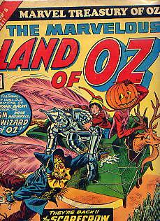 THE MARVELOUS LAND OF OZ(A MARVEL TREASURY OF OZ): 1975
