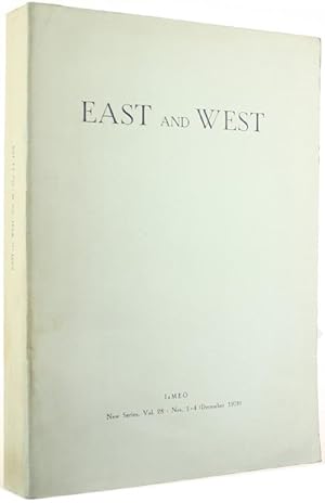 EAST AND WEST. New Series, vol. 28 - Nos. 1-4 (December 1978):
