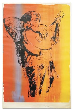 Original Silkscreen Poster: Untitled [Portrait of Pete Seeger]