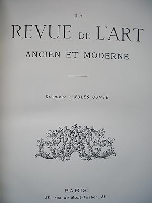 la Revue de l'ART Ancien et Moderne - second semestre 1912