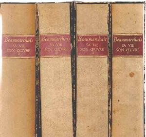 1732-1799 beaumarchais sa vie son oeuvre /memoires et theatre complet collationnés sur le premier...