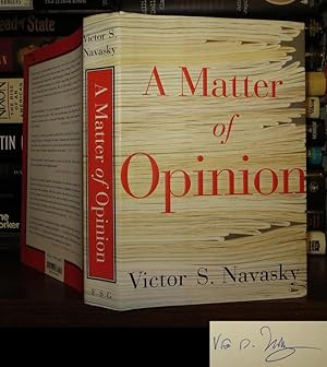 A MATTER OF OPINION Signed 1st