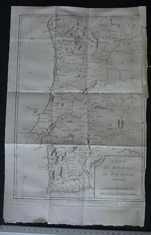 Carte du Royaume de Portugal (2e moitié du XVIIIe siècle).