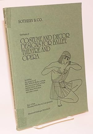 Catalogue of costume and decor designs for ballet, theatre and opera; including the property of M...