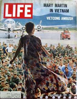 Life Magazine October 22, 1965 -- Cover: Mary Martin in Vietnam