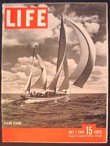Life Magazine July 1, 1946 - Cover: Sailing Season