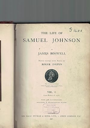 The Life of Samuel Johnson Vol 1