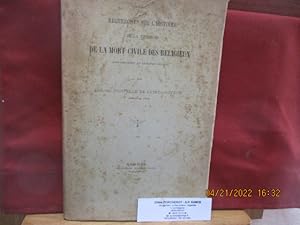 Recherches sur l'histoire de la théorie de la mort civile des religieux - des origines au seizièm...