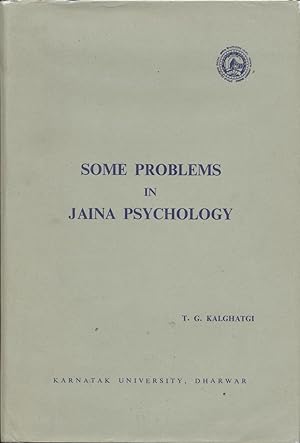 Some Problems in Jaina Psychology