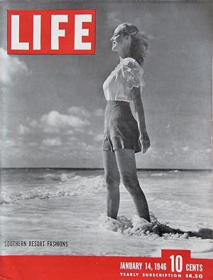 Life Magazine January 14, 1946 - Cover: Southern Resort Fashions