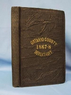 GAZETTEER & BUSINESS DIRECTORY OF ONTARIO COUNTY, NEW YORK 1867-1868