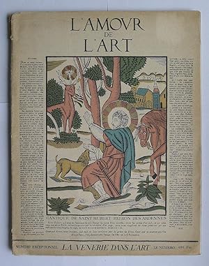 La Venerie dans l'Art. L'Amour de l'Art X-XI, Revue Mensuelle. Numero Exceptionnel. 1946.