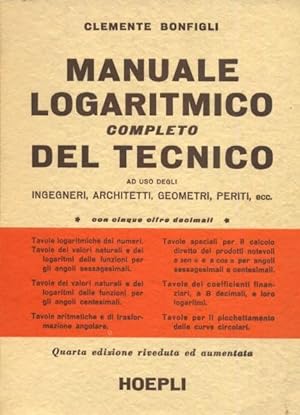 MANUALE LOGARITMICO COMPLETO DEL TECNICO