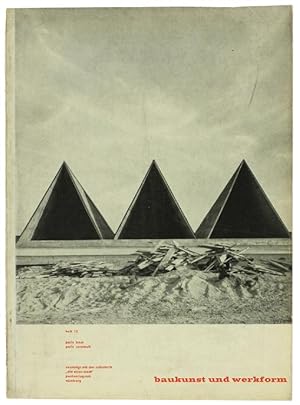 PARIS BAUT - PARIS CONSTRUIT. Baukunst und Werkform, 12. Heft 1959 Jahrgang XII.: