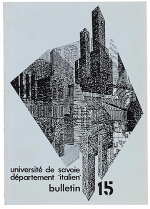 Université de Savoie, département d'Italien - BULLETIN N.15.: