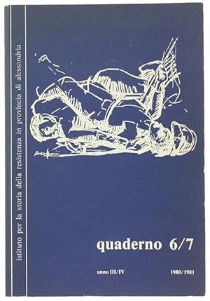 QUADERNO 6/7 - Anno III/IV 1980/1981.: