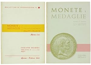 MONETE E MEDAGLIE. Bimestrale di numismatica. Anno II - N. 1 - Gennaio-Febbraio 1966.: