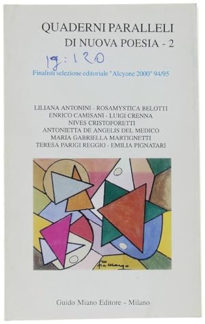 QUADERNI PARALLELI DI NUOVA POESIA - 2. Finalisti selezione editoriale "Alcyone 2000" 94/95.: