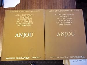 Atlas historique français - Le territoire de la France et de quelques pays voisins - Anjou. Monum...
