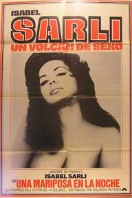 Una Mariposa en la Noche [movie poster]. (Cartel de la película).