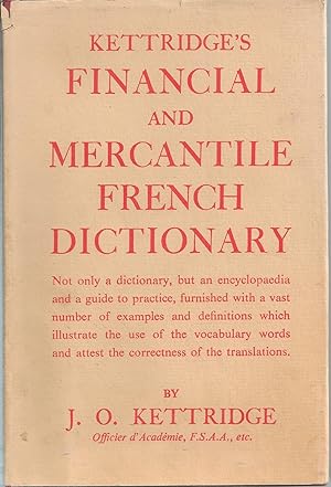 Ketteridge's Financial And Mercantile French Dictionary