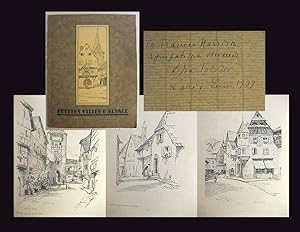PETITES VILLES D'ALSACE. Text by La Comtesse Tolstoi. Illustrations by Geraldine Major. Inscribed