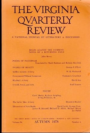 The Virginia Quarterly Review Vol. 54, No. 4; Autumn, 1978
