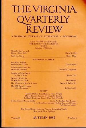 The Virginia Quarterly Review Vol. 58, No. 4; Autumn, 1982