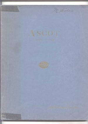 STORY OF ASCOT, PARTS OF RANGES I TO V, 1803-1948. EATON ROAD, SPRING ROAD, JOHNVILLE ROAD OR GLE...