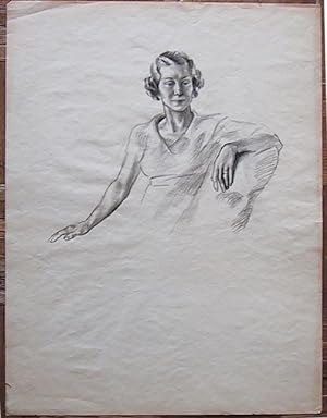 Untitled 1960 (an original pencil drawing by Charles James)