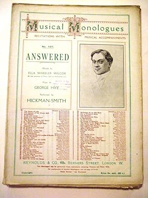 Answered (Musical Monologues No 107)