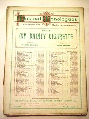 My Dainty Cigarette (Musical Monologues No 113)