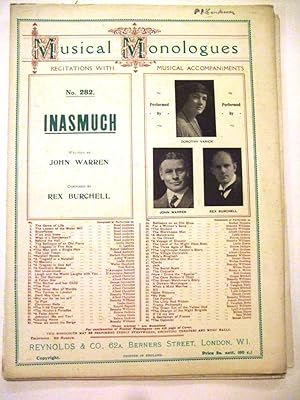 Inasmuch (Musical Monologues No 282)