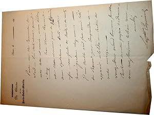 Lettre autographe signée à entête du théâtre Saint Martin d'Hippolyte Cogniard au chansonnier Ca...