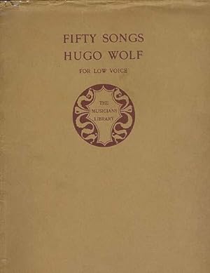 FIFTY SONGS for Low Voice.