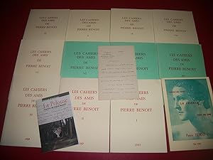 Les Cahiers des Amis de Pierre BENOIT - Numéros I à XI + La France N° 12 + Lettre Autographe Signée.