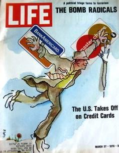 Life Magazine March 27, 1970 - Cover: U.S. Takes Off on Credit Cards