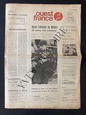 OUEST FRANCE-MARDI 21 MARS 1972